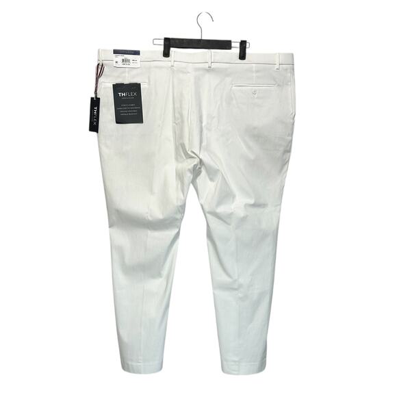 Tommy Hilfiger THFlex Stretch Solid Performance Pants NWT Men's Sz 48X30 White - Picture 3 of 8